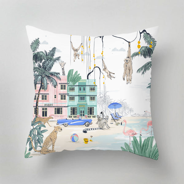 Outdoor Pillow - MIAMI BEACH