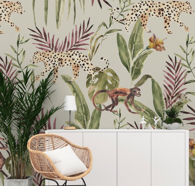 Jungle Wallpaper - MONKEY BUSINESS