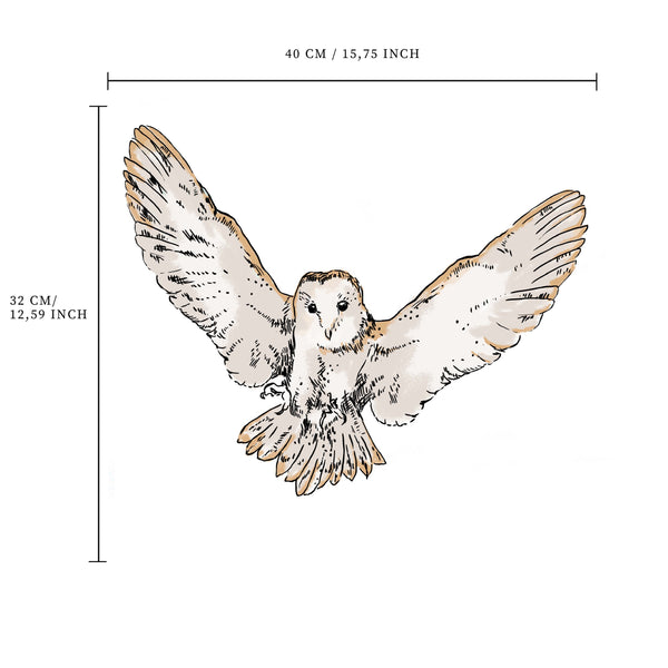 Separate Wall Sticker - Owl