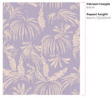 Behang op rol - Palm Paradise lilac