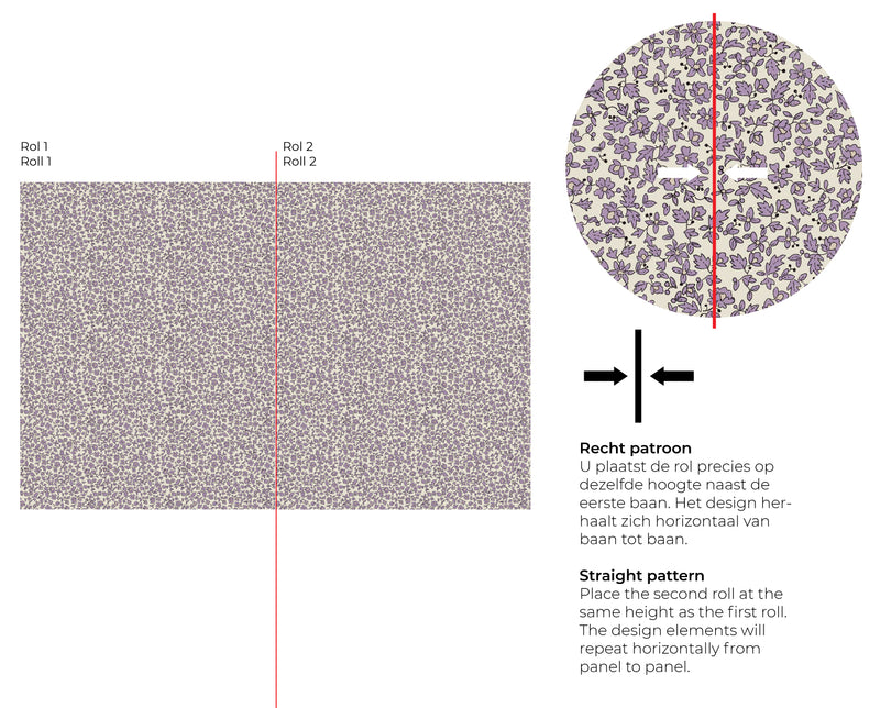 Papier peint en rouleau - Ditsy Daisy