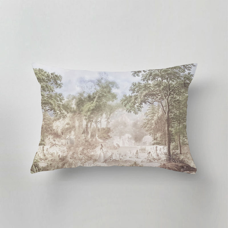Outdoor Pillow - Romantic Garden - Color