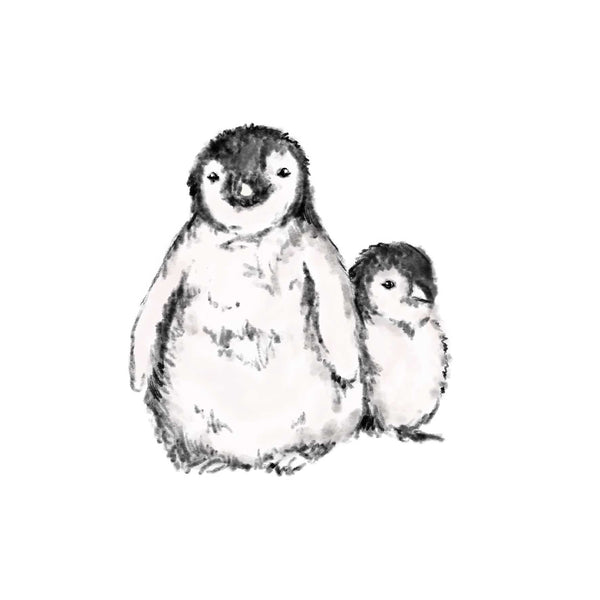 Separater Wandaufkleber – Pinguine