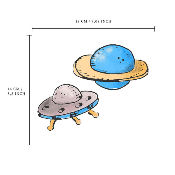 Separater Wandaufkleber - Planeten