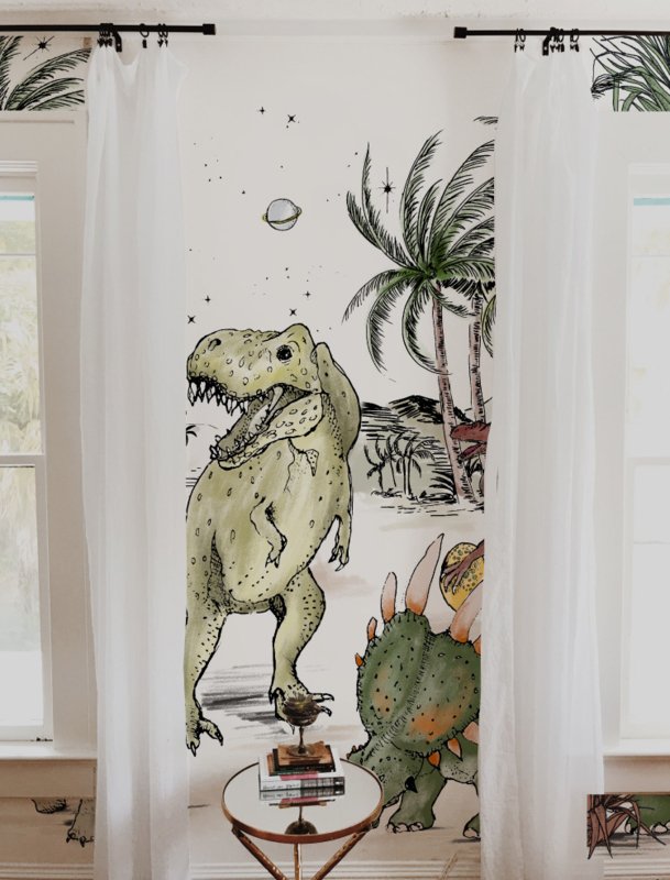 Dinosaurus Behang - Wandgrote afbeelding - PREHISTORIC