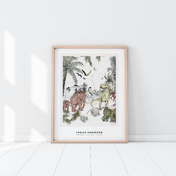 Affiche Personnalisée - Prehistoric