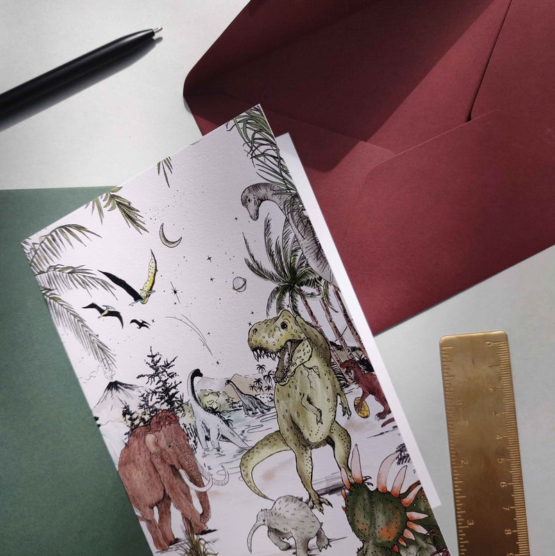 Greeting card - PREHISTORIC