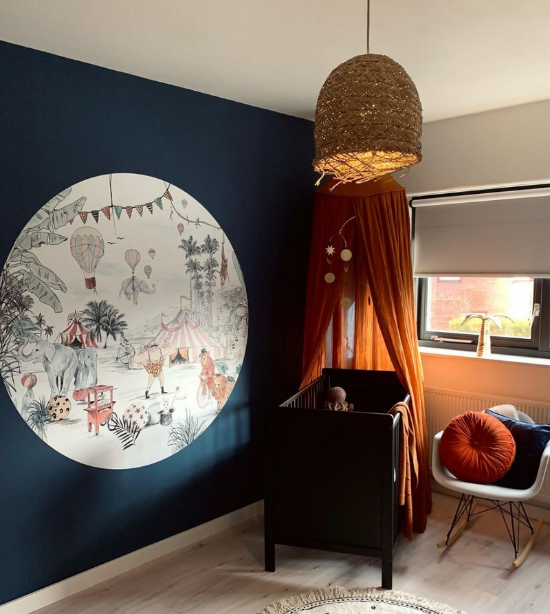 Round wall sticker - Cirque du Fantasy