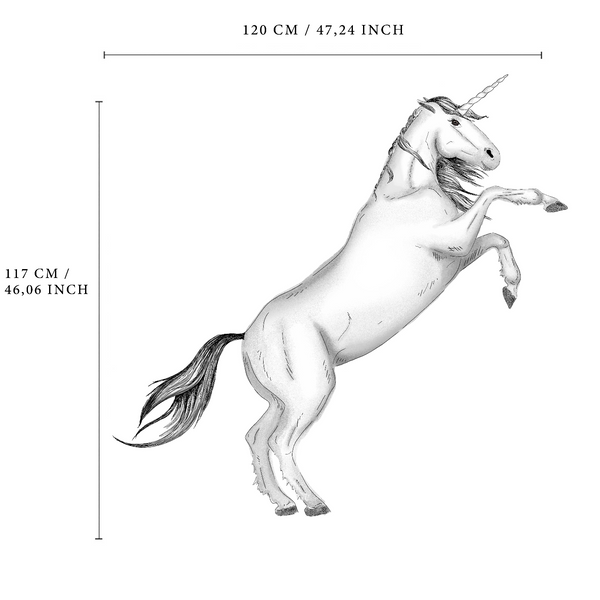 Separate Wall Sticker - Unicorn large