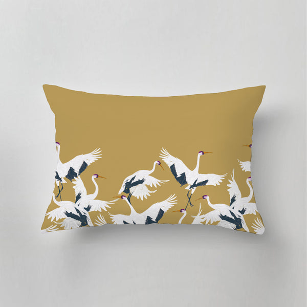 Indoor Pillow - STORK gold