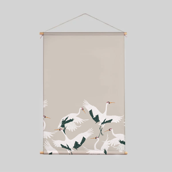 Textielposter - Stork Nude
