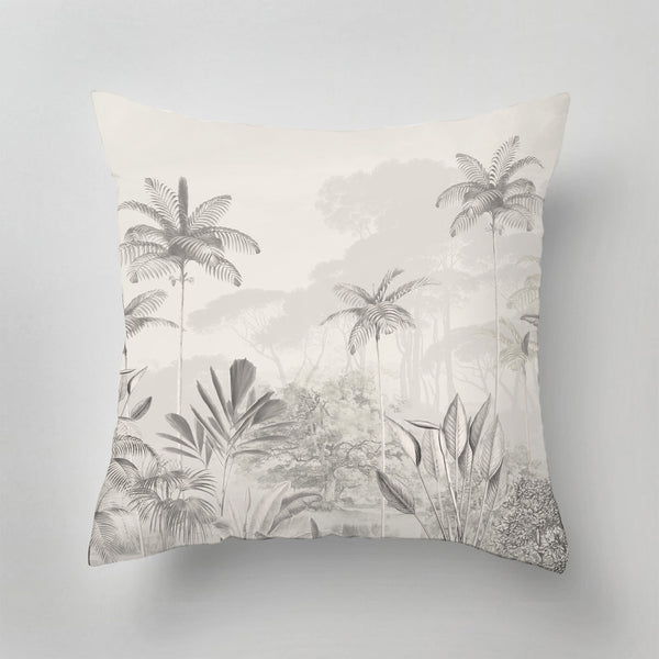 Indoor Pillow - TROPICAL WILDERNESS - beige