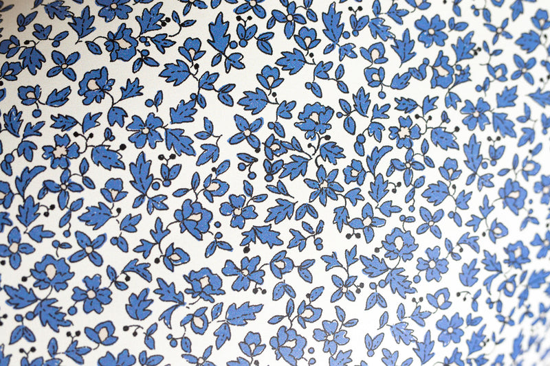 Wallpaper on roll - Ditsy Daisy blue