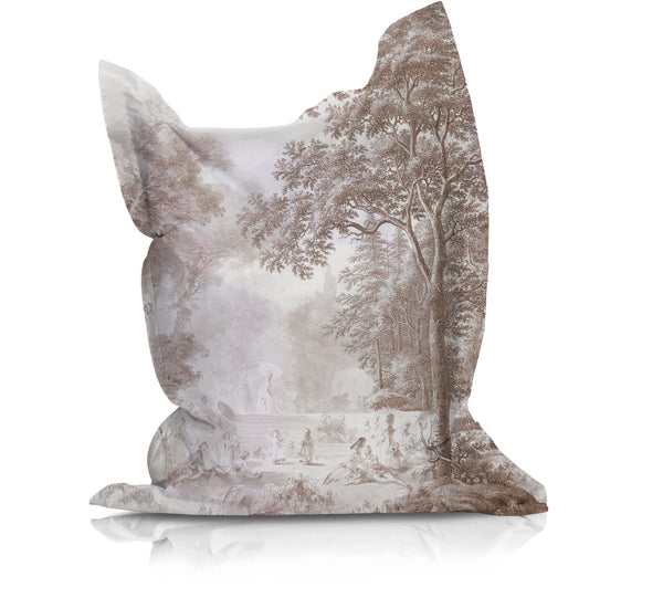 Pouf - Jardin Romantique Marron