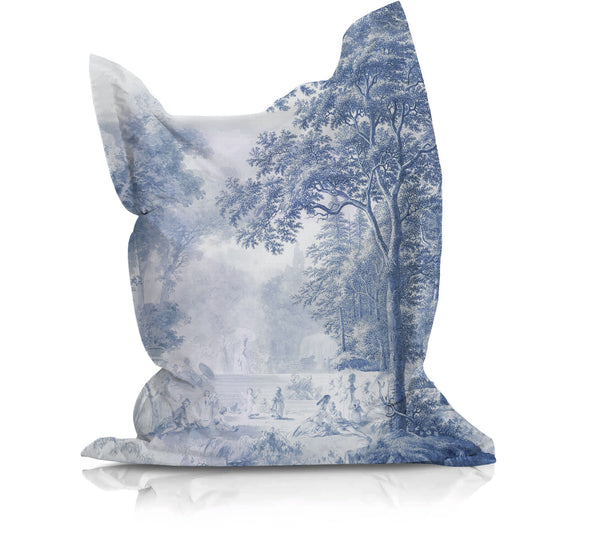 Beanbag - Romantic Garden Blue