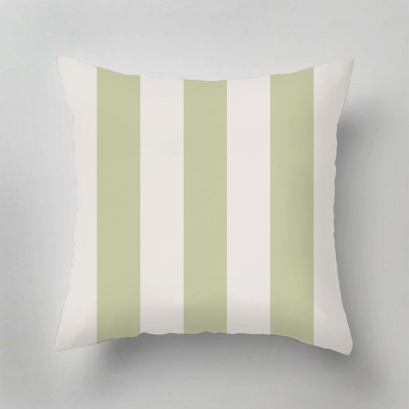 Indoor Pillow - Adeline Stripe White / Green
