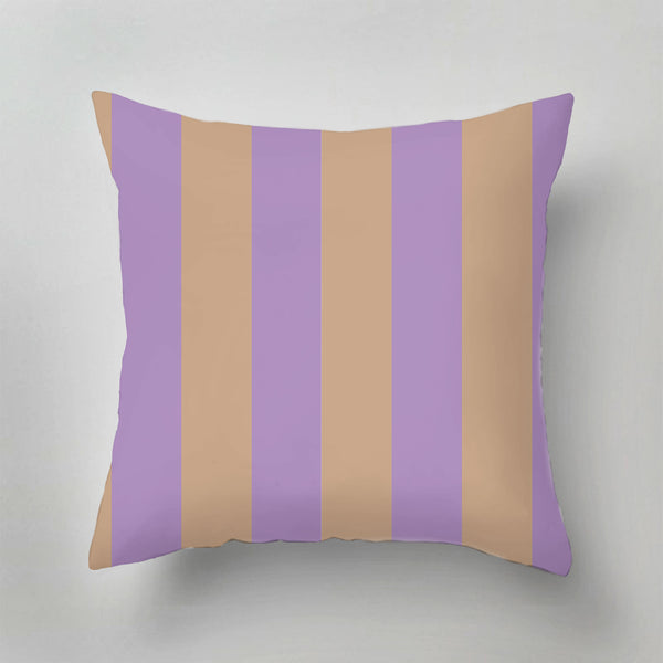 Indoor Pillow - Adeline Stripe Beige / Lilac