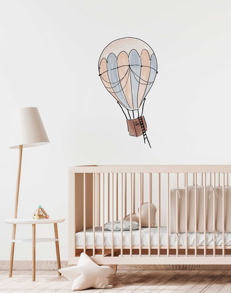 Separate Wall Sticker - Hot air balloon