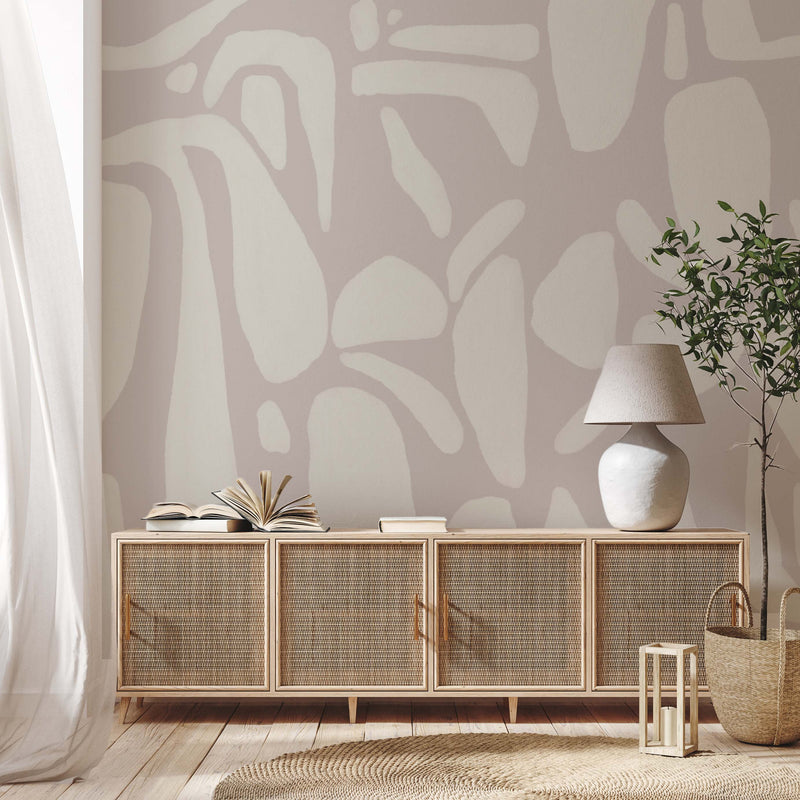 Papel pintado - Asher Shapes Beige