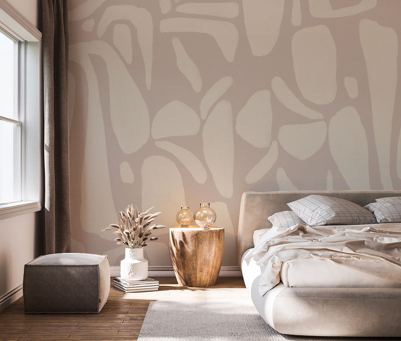 Papel pintado - Asher Shapes Beige