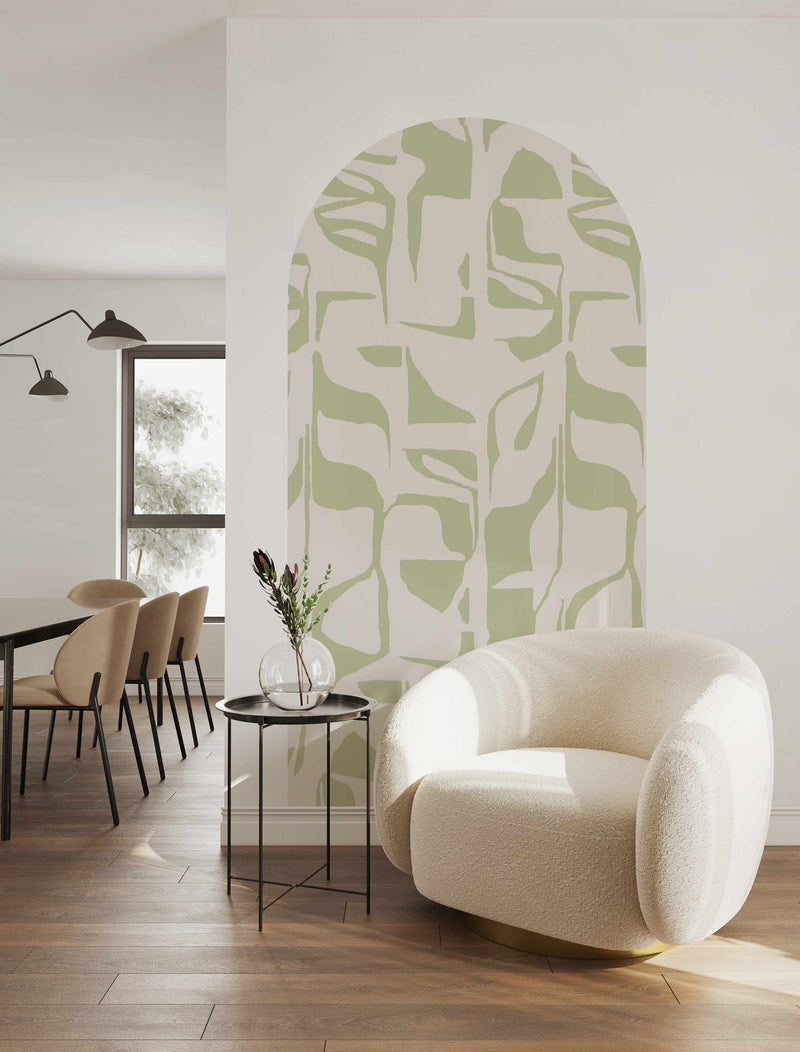 Peel and Stick Arch Behang Decal - Aurora Blocks