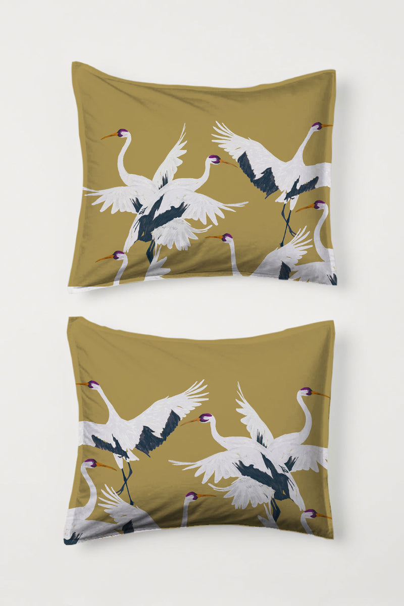 Duvet cover set - Stork Gold