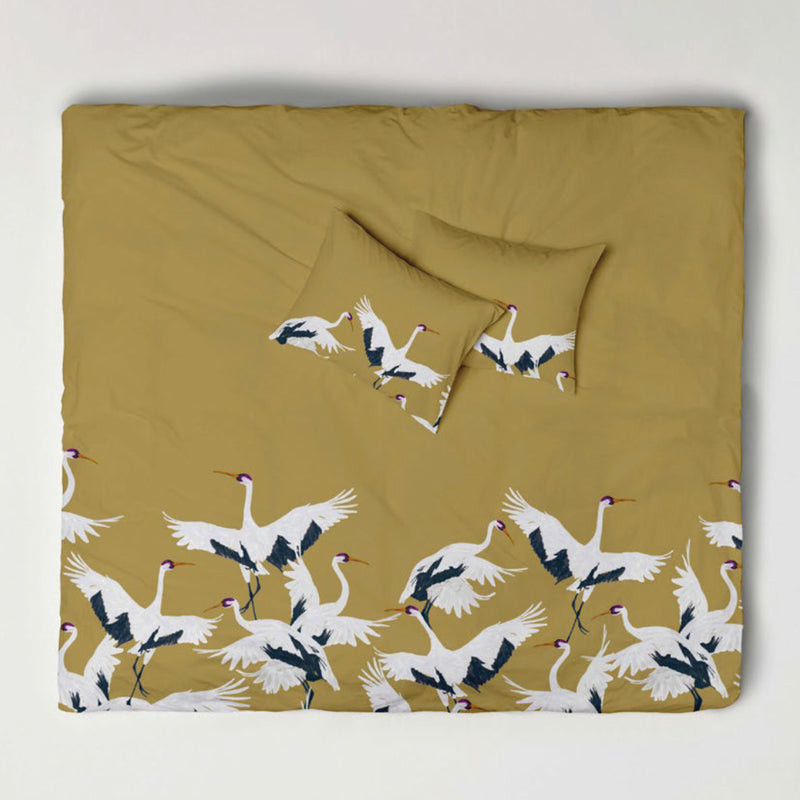 Duvet cover set - Stork Gold
