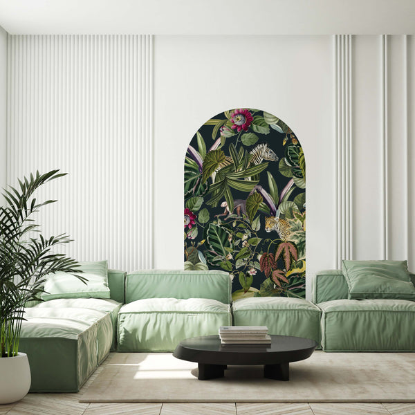 Zelfklevende behang boog - Bold Botanics