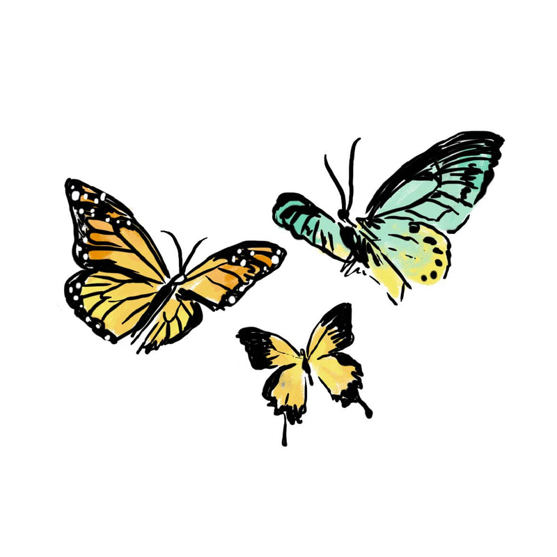 Separate Wall Sticker - Butterfly