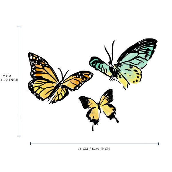 Separater Wandaufkleber - Schmetterling