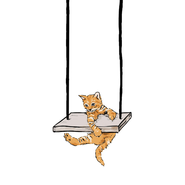 Separater Wandaufkleber – Katze