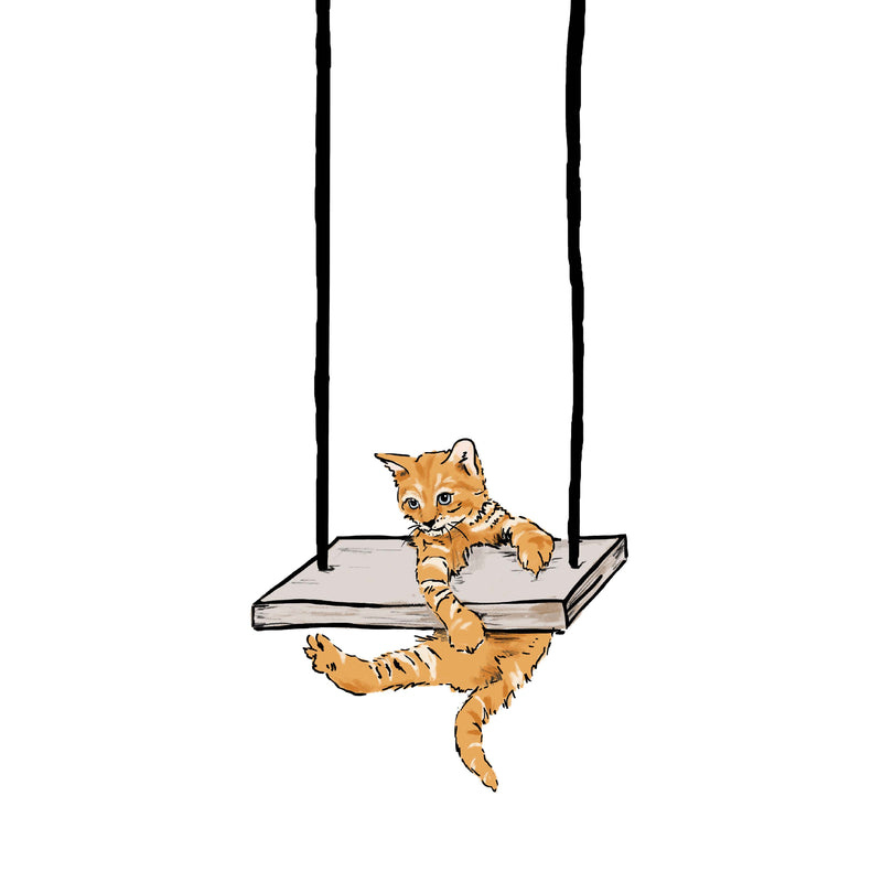 Separater Wandaufkleber – Katze