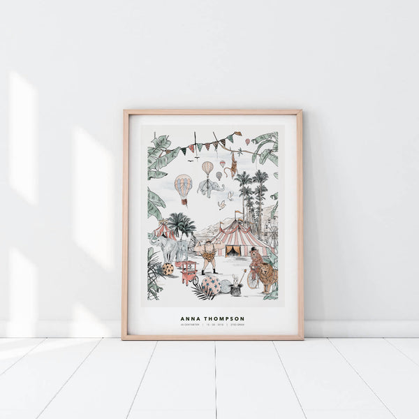 Affiche Personnalisée - Cirque de la Fantaisie