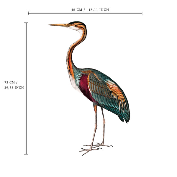 Separate Wall Sticker - Crane bird