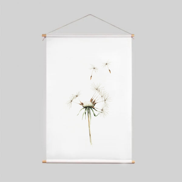 Textielposter - PAARDENBLOEM