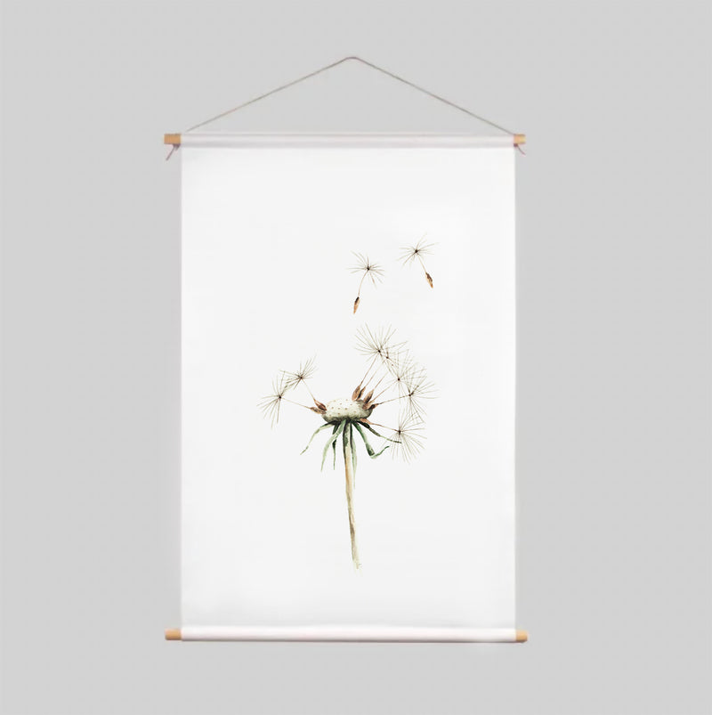 Textielposter - PAARDENBLOEM