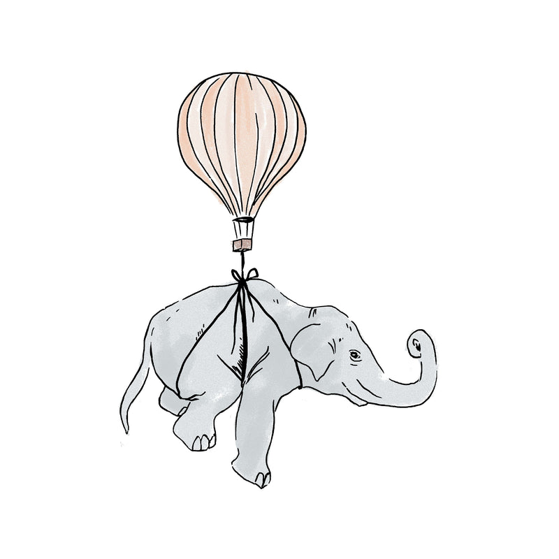 Losse wandsticker - Olifant