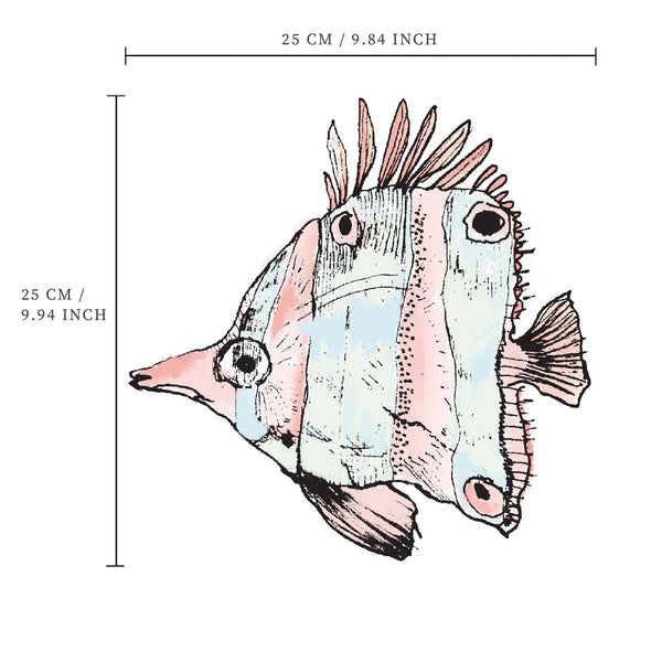 Separater Wandaufkleber - Fisch