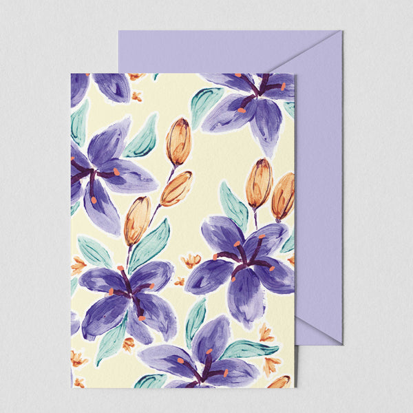 Carte de voeux - FLORAL