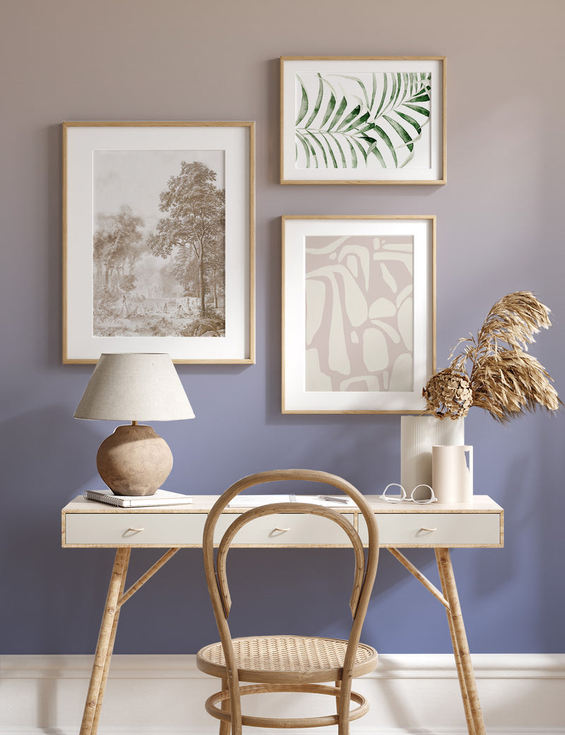 Wallpaper - GRADIENT beige/blue