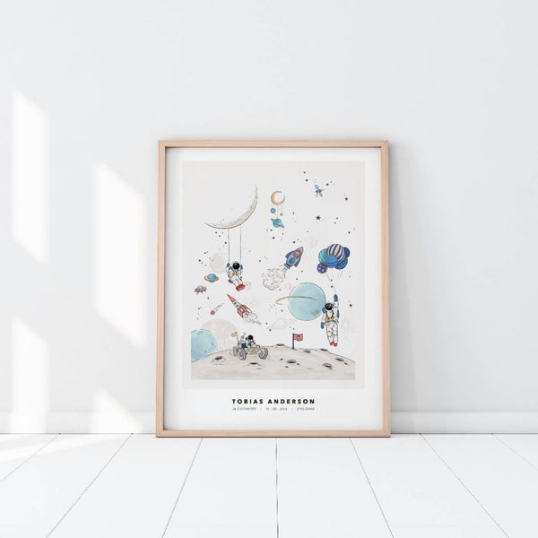 Affiche Personnalisée - Into the Galaxy lumière