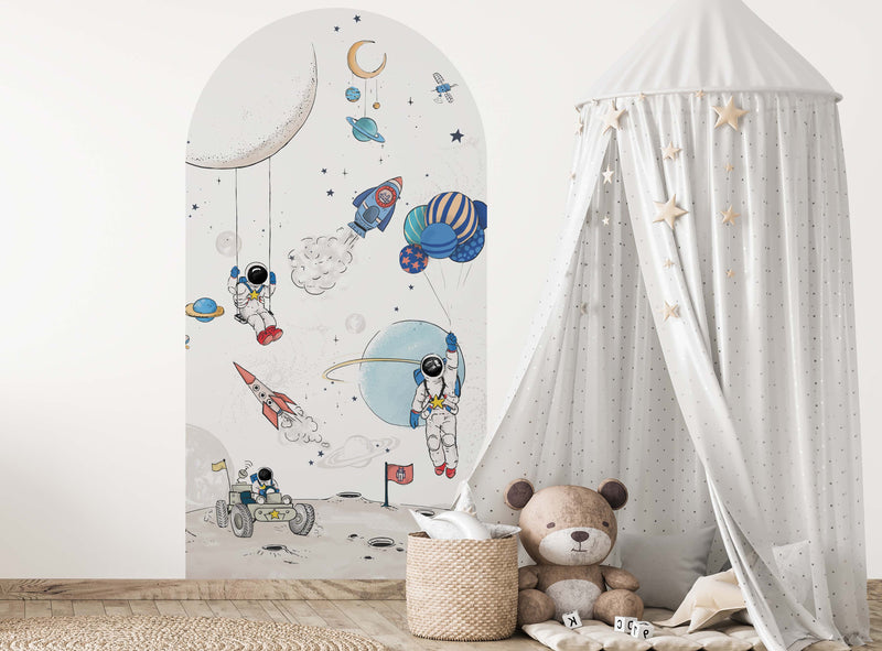 Peel and Stick Arch Wallpaper Decal - Into the Galaxy