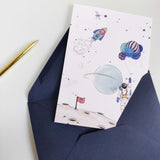 Greeting card - INTO THE GALAXY