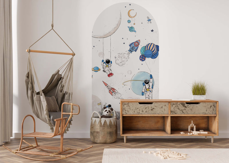 Peel and Stick Arch Wallpaper Decal - Into the Galaxy