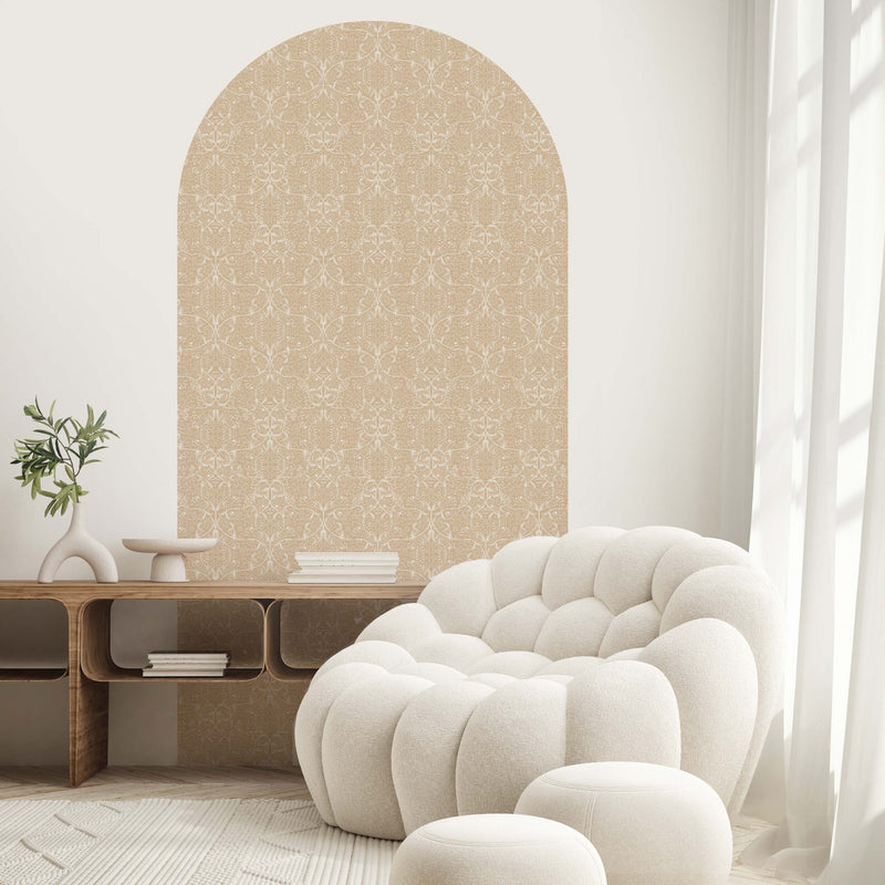 Peel and stick Arch Wallpaper Decal - Julius Beige