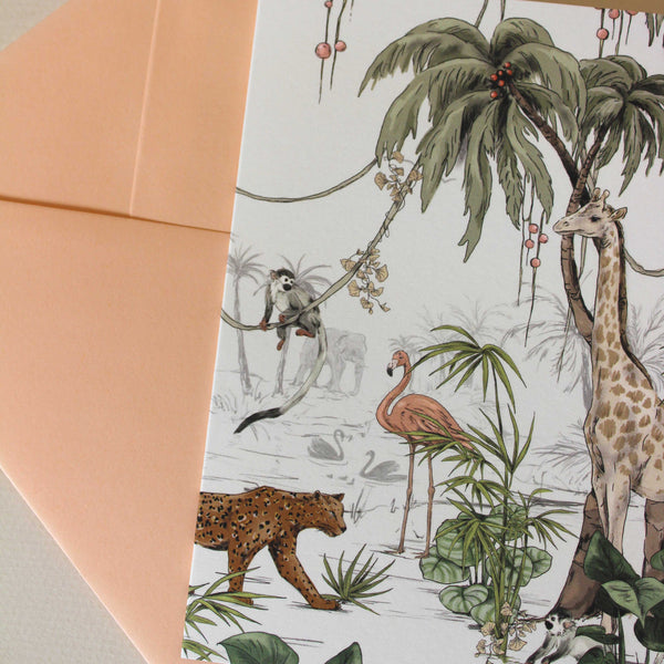 Greeting card - JUNGLE JAZZ