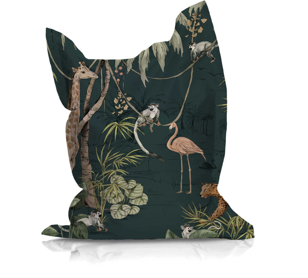 Beanbag - JUNGLE JAZZ dark teal