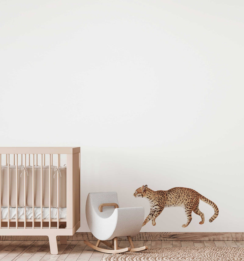 Separate Wall Sticker - Leopard Wildlife