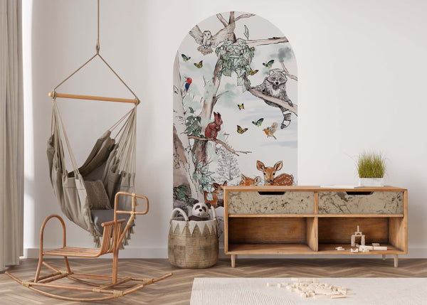 Peel and Stick Arch Wallpaper Decal - Magical Forest