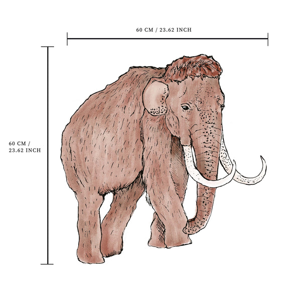 Separater Wandaufkleber – Mammut